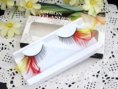 1 пара сценическое искусство форма перо накладные ресницы для женщин макияж