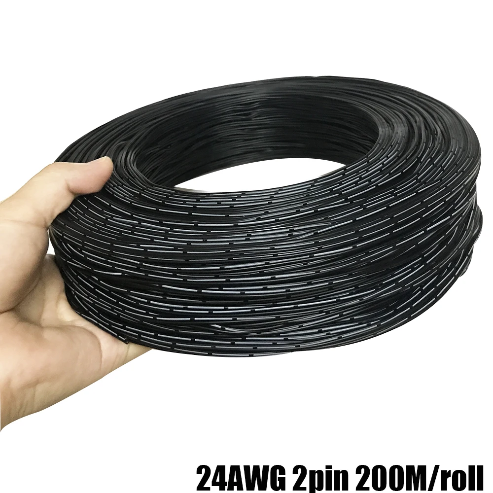 24AWG 28AWG 2 ядра ультра мягкая тестовая линия силиконовый провод 2P OD 3 мм