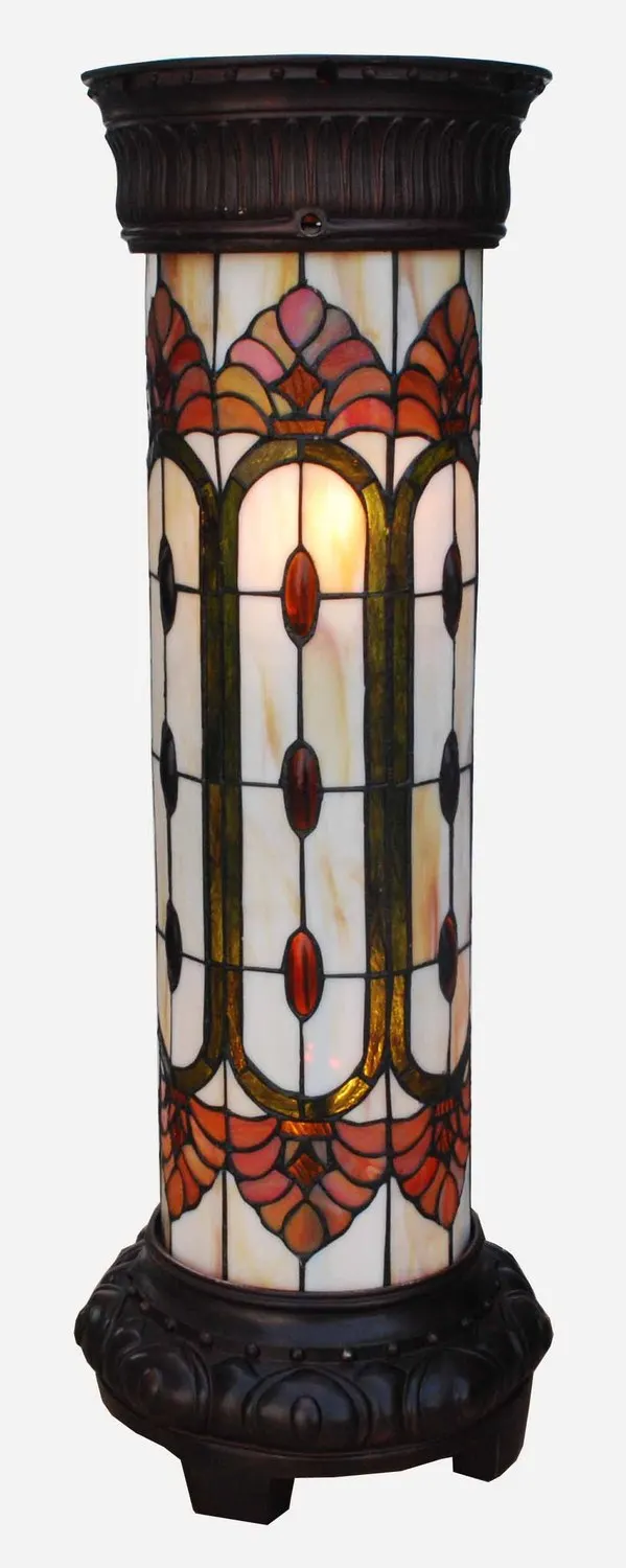[ Living ] European classical lit stained glass Tiffany Lighting / telephone station floor lamp Roman | Освещение