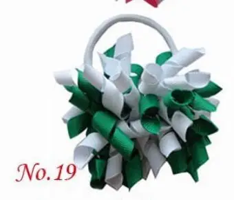 the color Curl tassel korker фигурная лента Конский хвост держатели стример коркер заколки для волос с бантами головной убор волосы помпоны PD007 - Цвет: the color