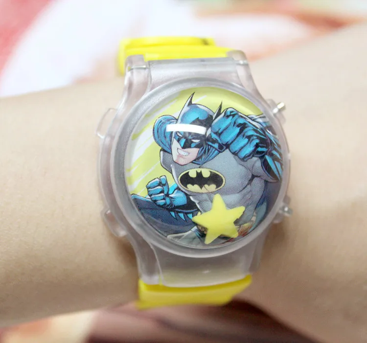 Montre Enfant мультфильм 3D проекция Человек-паук детские часы для маленьких девочек мальчиков детские спортивные цифровые наручные часы relojes