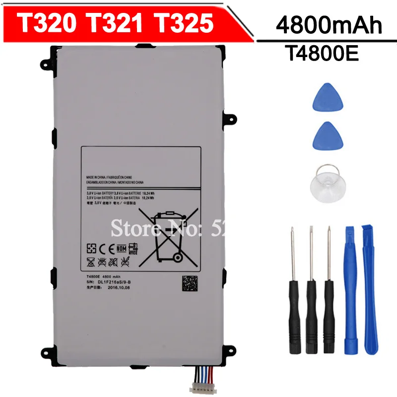 4800 мАч T4800E Аккумулятор Для Samsung Galaxy Tab Tablet Pro 8.4 &quotT320 SM-T320 SM-T321 T321 T325 SM-T325 +
