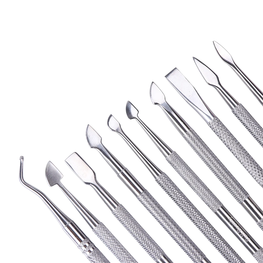 1pcs Nail Cuticle Remover Stainless Steel Pusher Double End Dead Skin Machine Manicure Pedicure Art Tools TRFB08-32 | Красота и
