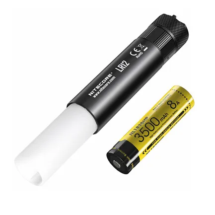 NITECORE LR12 выдвижной фонарик CREE XP-L HD V6 max 1000 люмен расстояние луча 166 М Открытый Отдых свет поисковый фонарь - Испускаемый цвет: LR12 NL1835HP
