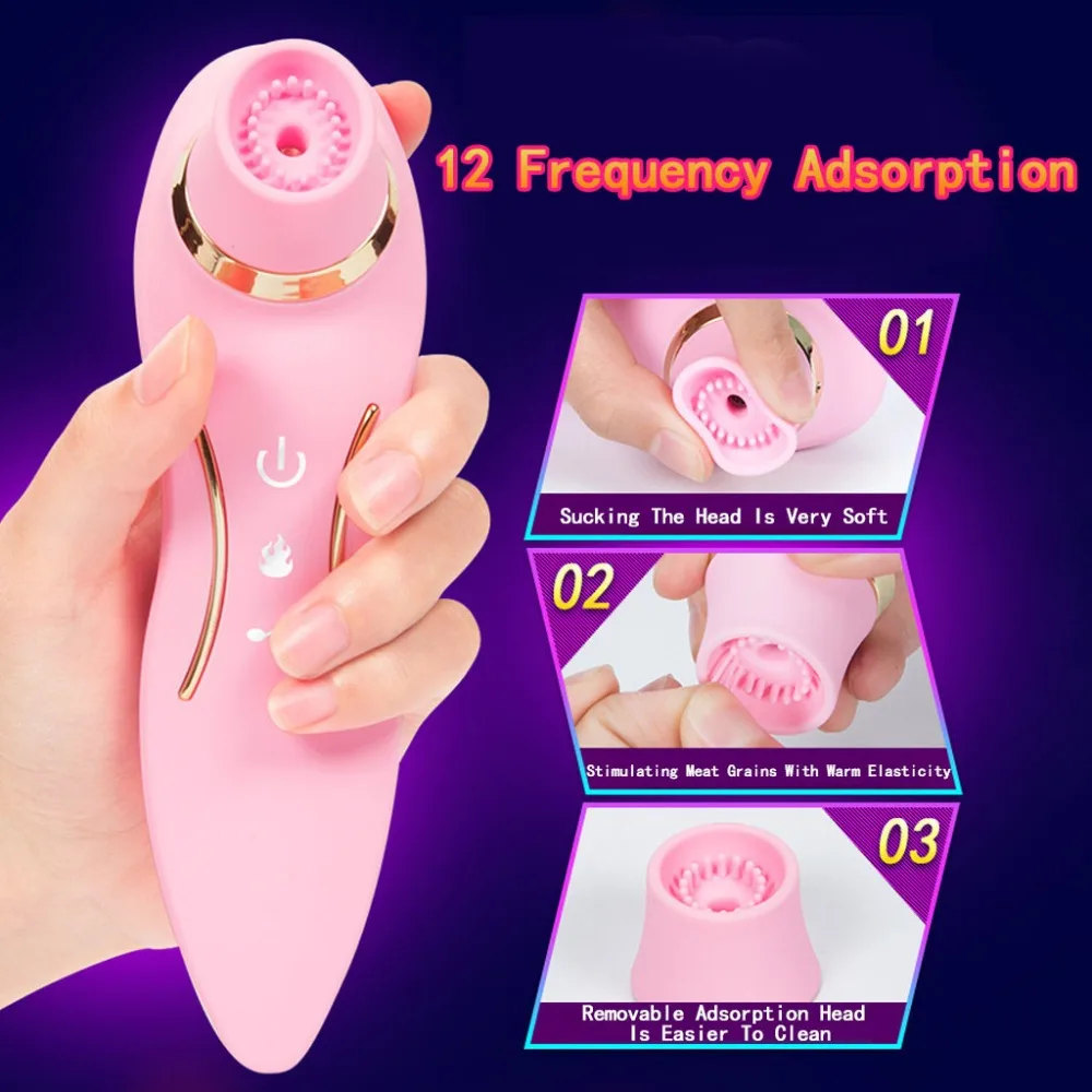 Вибратор для сосания клитора 10-частотная Вибрация стимулирует