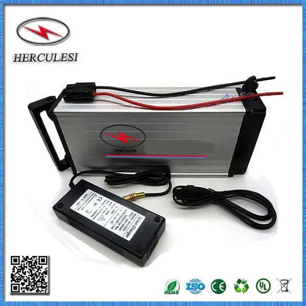 Аккумулятор на заднюю стойку для электрического велосипеда 48 В 12 Ач 16 s7p 18650 LiFePO4 10