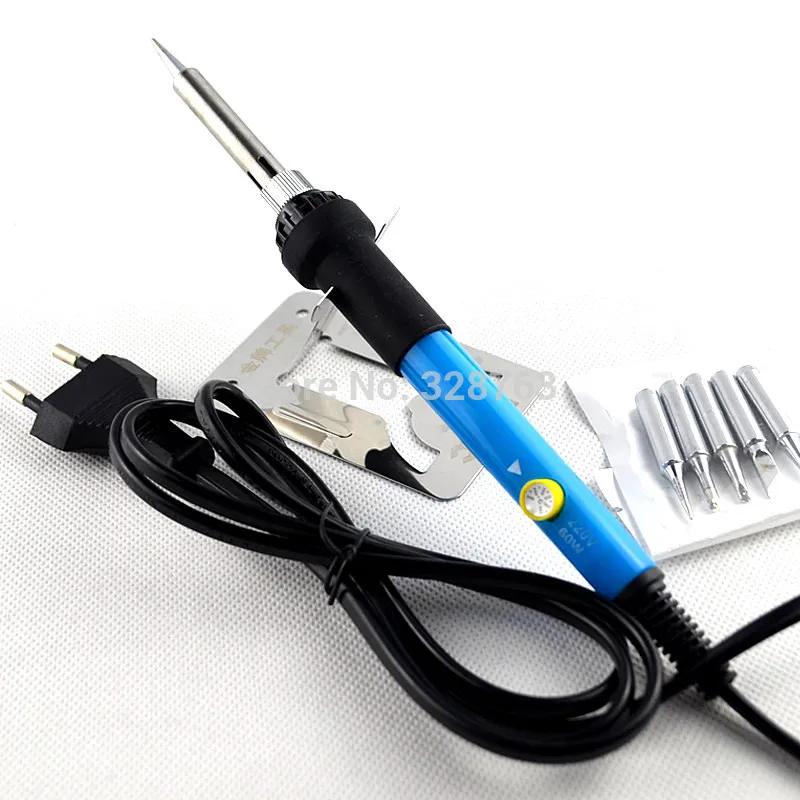 Электрический паяльник с регулируемой температурой 60 Вт 220 В/110 В|welding soldering iron