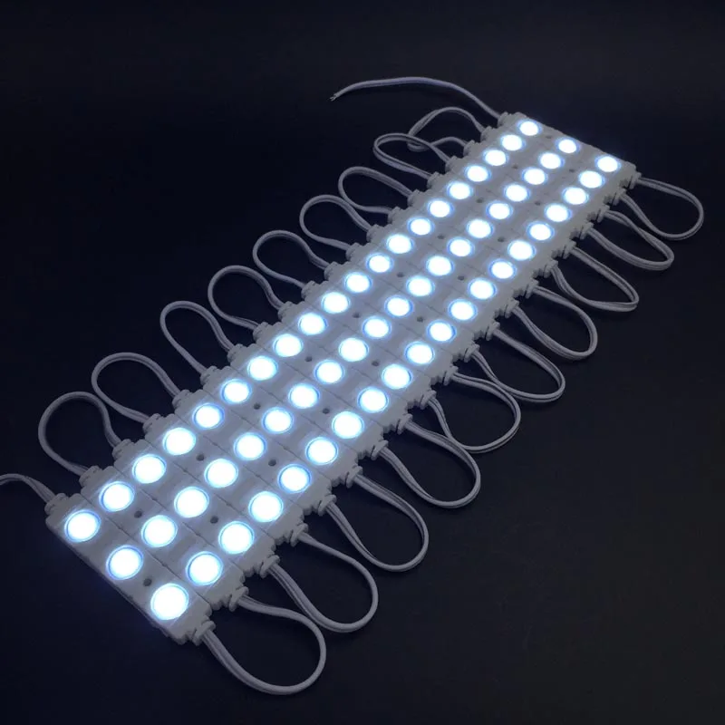 50 шт. Водонепроницаемый IP65 SMD2835 3 светодиодный s модуль DC12V подсветка освещение