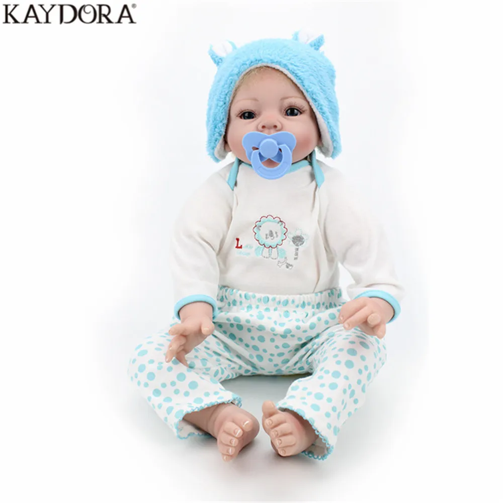 KAYDORA Reborn baby girl Кукла 55 см силиконовые куклы Reborn малыши мягкие игрушки для младенцев Лидер продаж Мода играть дома игрушки