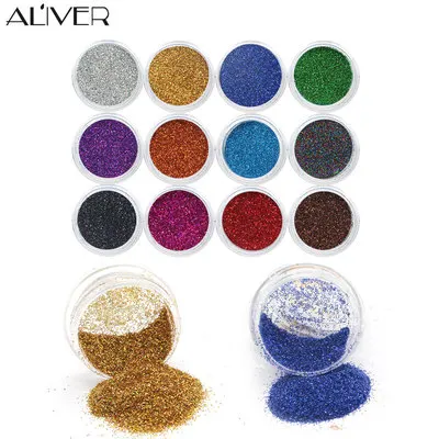 Блестящая пудра для ногтей блестящая голографическая градиентные блестящие