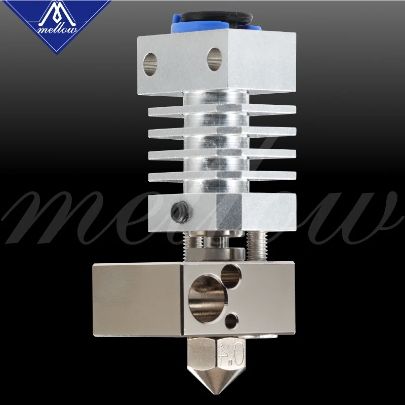 Mellow все металлические Cr10 Hotend покрытые медным Mk8 сопло и блок с подогревом 3D-принтер j-головка Hotend для обновления Ender 3 Micro Swiss