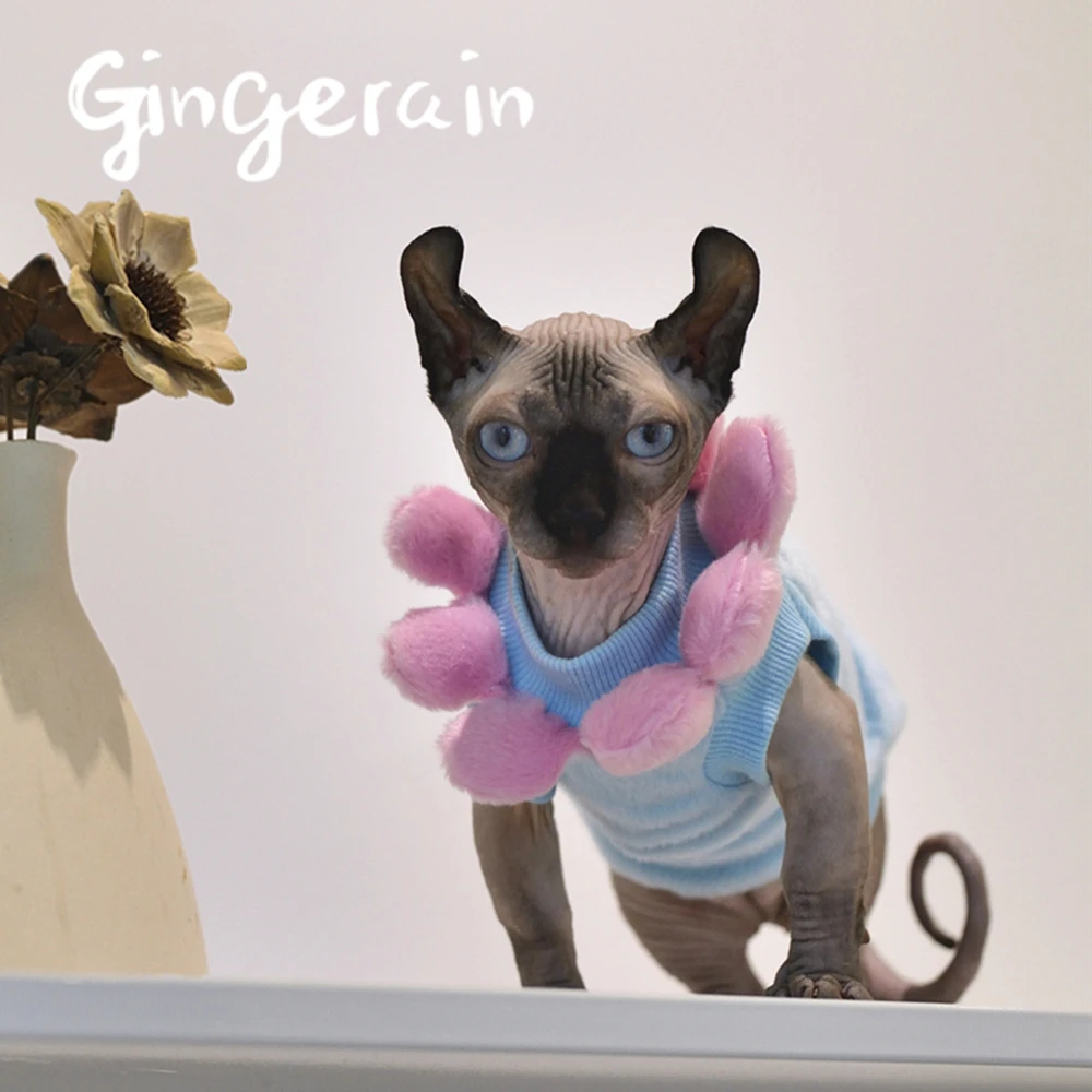 Gingerain Милая кошка Одежда для питомцев кошек модная куртка домашних животных