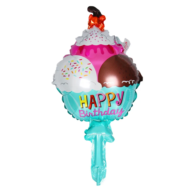 mini balloon 6 1 шт., различные стили, мороженое, бургер, фри, попкорн, сэндвич, фрукты и овощи, фольгированный шар, детский Декор для дня рождения, игрушка "Десерт" - Цвет: mini balloon 6