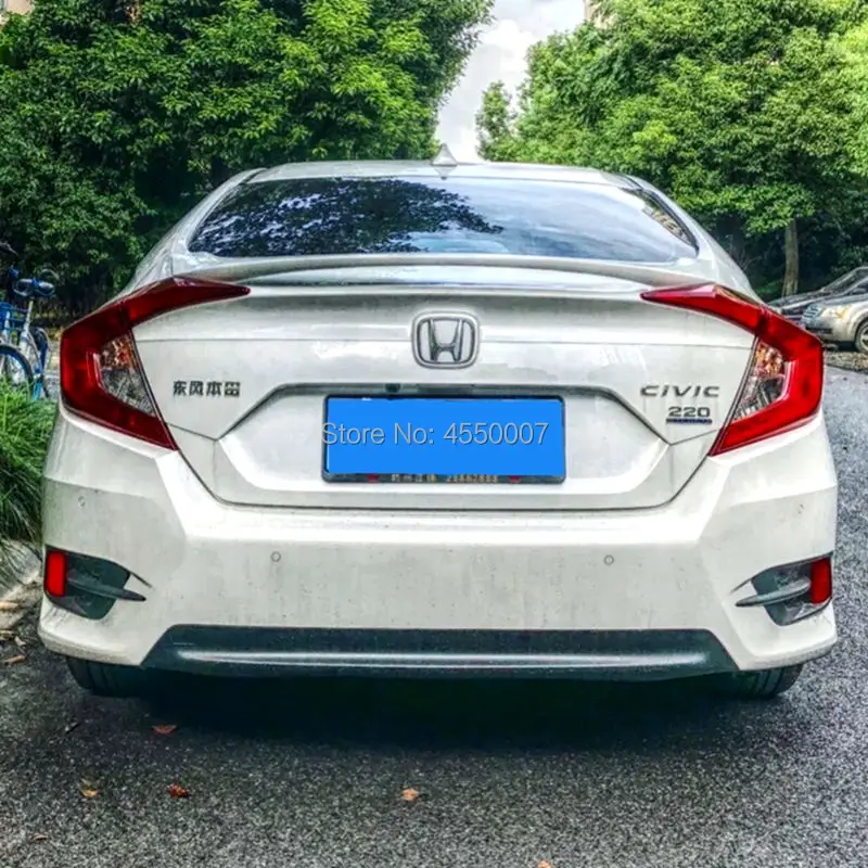 Дизайн для civic ABS спойлер из материала для honda civic по праймер или черный цвет Высокое качество Спойлер