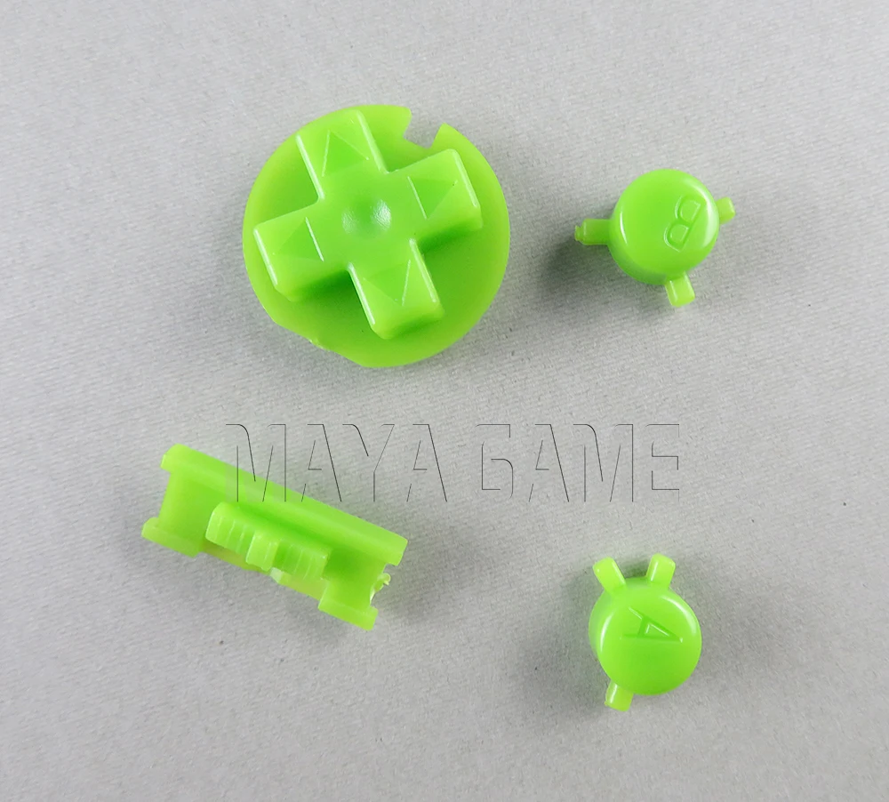 20 компл./лот высокое качество АВ кнопок клавиатуры для Gameboy Цвет GBC Цвет Фул кнопки для GBC D колодки Мощность кнопки