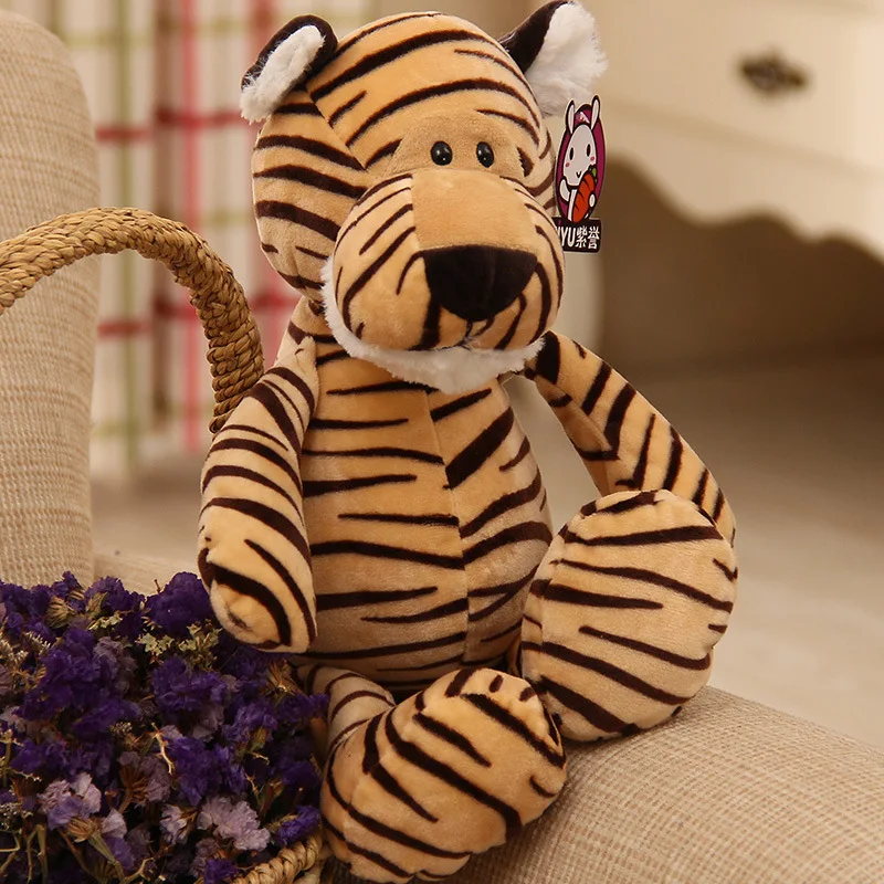 

new plush soft tiger toy stuffed cute tiger doll gift about 35cm