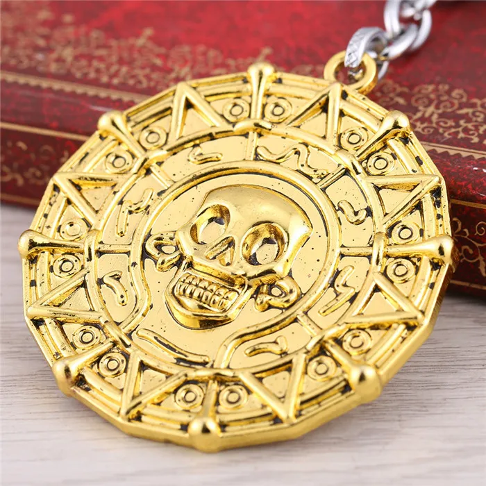 10 шт./лот ювелирные изделия из фильма Пираты Карибского моря Золотая монета