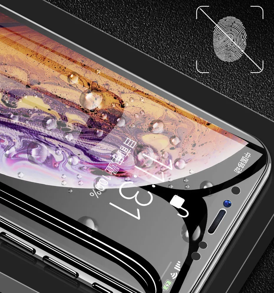 H& A 40D полное покрытие Гидрогелевая пленка для iPhone 11 Pro MAX Защита экрана для iPhone X XS MAX XR защитная пленка Solf 6S 7 8 Plus