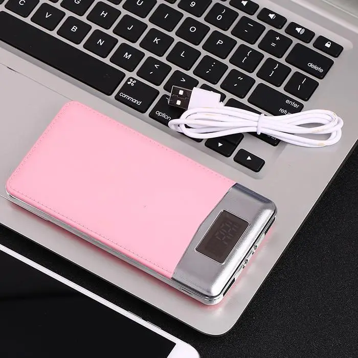 10000 мАч Внешний аккумулятор портативный двойной USB внешний Литий-полимерный аккумулятор для телефона внешний аккумулятор для xiaomi Iphone samsung