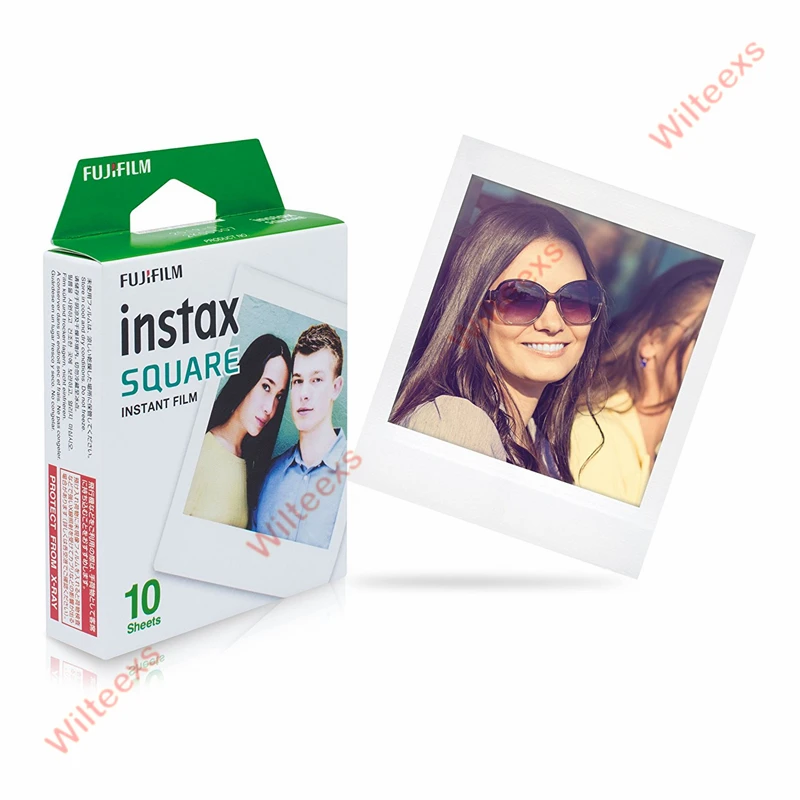 Fujifilm Instax квадратная мгновенная белая пленка с краями 10 листов для Square SQ10
