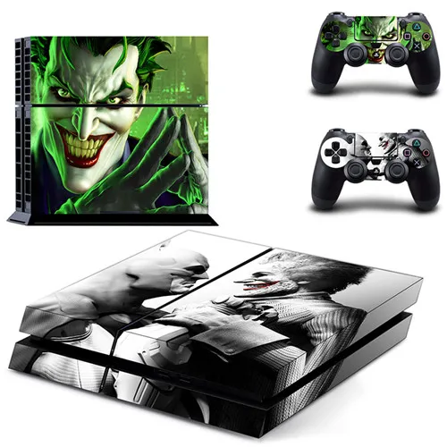 DPTM0734 DC Joker VS Batman наклейка для PS4 наклейка для sony playstation 4 консоль и 2 контроллера наклейка для PS4 виниловая наклейка - Цвет: DPTM0734