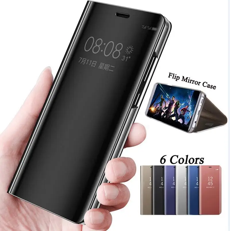 Умный чехол для Huawei P8 P9 P10 P20 Plus Pro Lite Honor 8 9 10 V10 Nova 2i 3E 2 P Smart | Мобильные телефоны и
