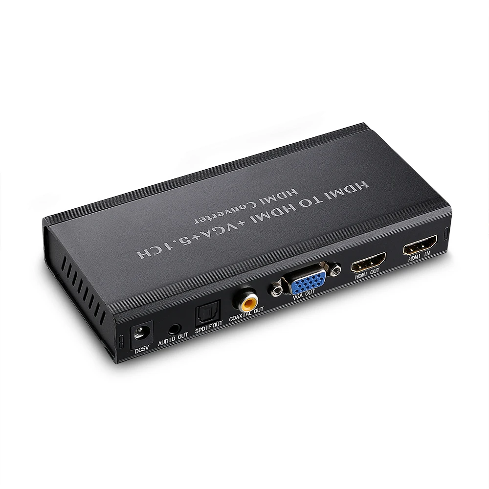 HDMI VGA SPDIF коаксиальный наушники 2CH/5.1CH аудио экстрактор адаптер преобразователя|hdmi