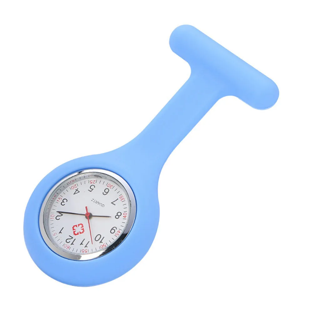 2019 Fashion Hot Sell Pocket Watches Silicone Quartz Nurse Watch Brooch Tunic Fob Clock Doctor Medical Multiple Colour | Наручные часы