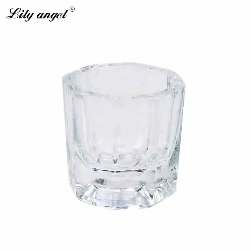 Lily angel 2 шт./компл. с украшением в виде кристаллов Стекло Dappen блюдо для хранения ювелирных изделий для акриловый лак жидкость косметическая пудра ногтей, для маникюра