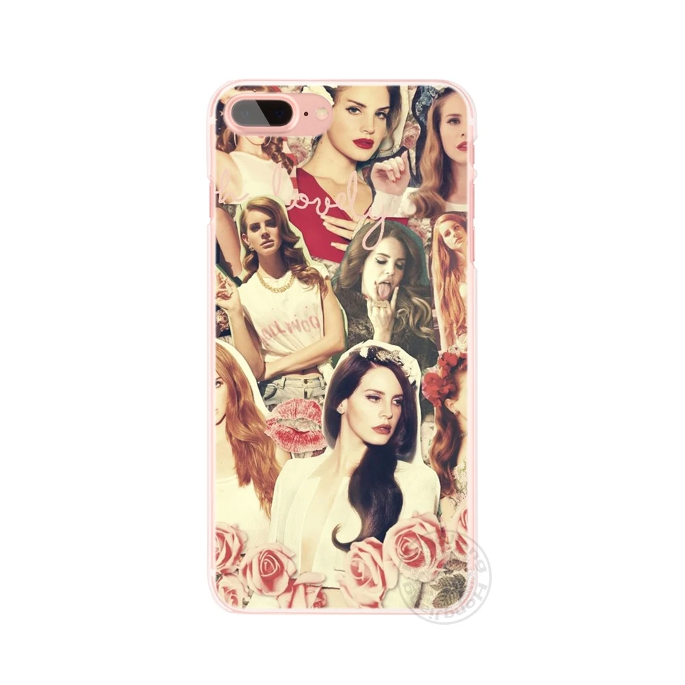 HAMEINUO Новый чехол для сотового телефона с рисунком Ланы Рей iphone 4 4s 5 SE 5c 6 6s 7 8 X plus|case