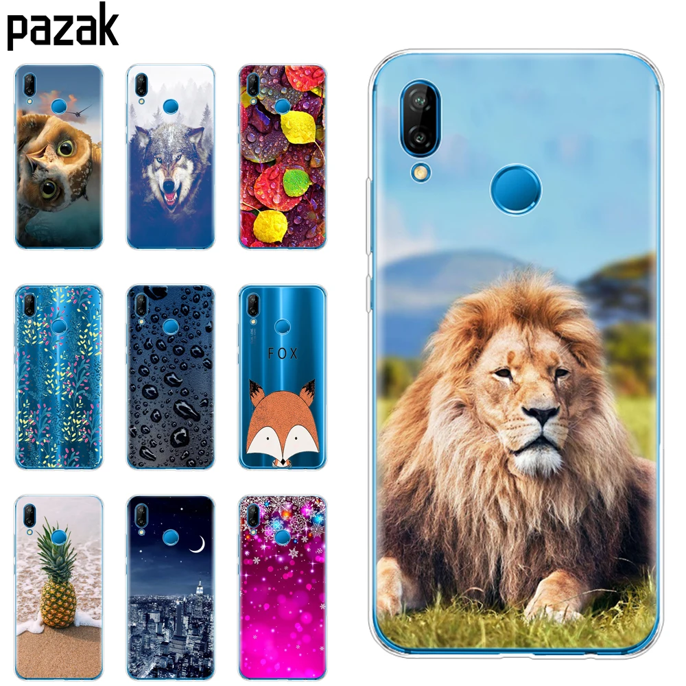 Силиконовый чехол для huawei Nova 3 3i 3e из мягкого ТПУ задняя крышка телефона Nova3 nova3i INE