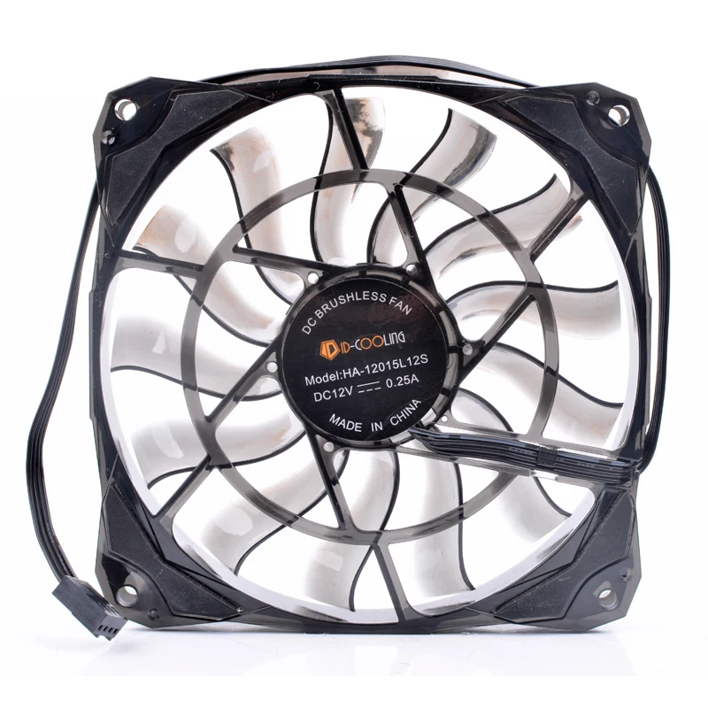 Вентилятор, ультратонкий вентилятор охлаждения для компьютера, 12 см, 12015, 120x120x15 мм, 120 мм, 12 В, 0,25 А, корпус процессора