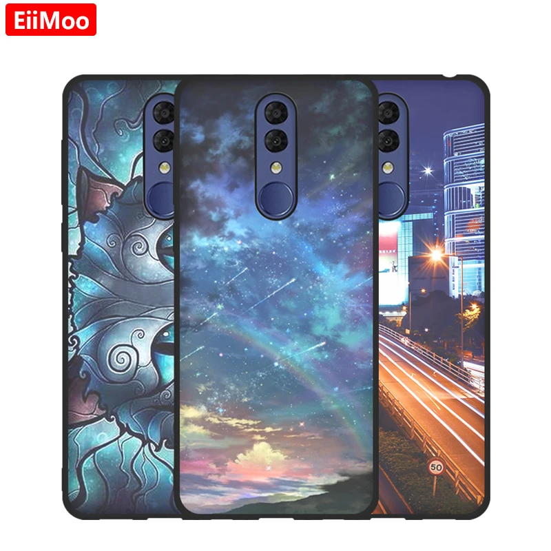 EiiMoo Мягкий ТПУ силиконовый чехол для Alcatel 3 чехол 5053Y 5053D 5053K мультяшный чехол для задней панели телефона для Alcatel 3 чехол