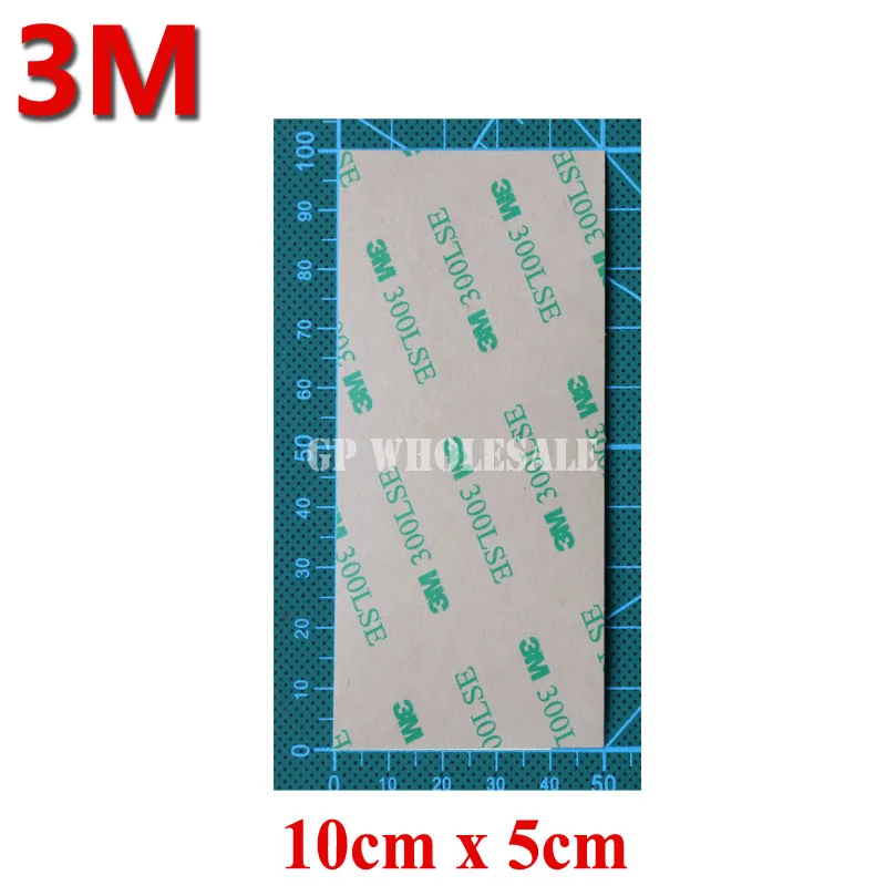 

10sheets/lot 3M 9495LE 300LSE Double Sided Adhesive Tape For Mobilephone LCD Touch Screen Repair 5cm x 10cm Freeshipping