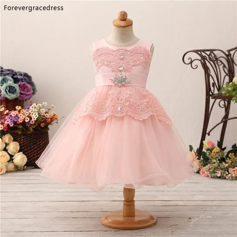 Женское бальное платье с бантом на спине Forevergracedress розовое цветочным принтом без
