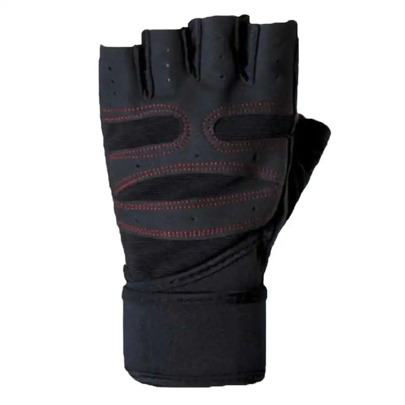 Hombres calientes y mujeres 3D deportes de goma antideslizante gimnasio guantes entrenamiento con pesas cycling|Перчатки для