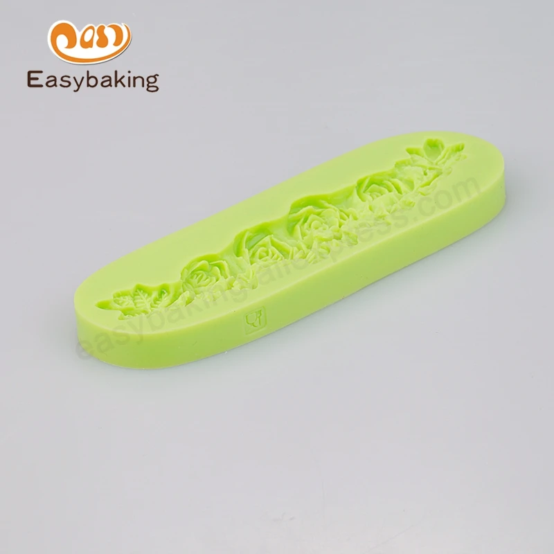 Рельефные 3D силиконовые формы украшения для свадебного торта помадки мастики