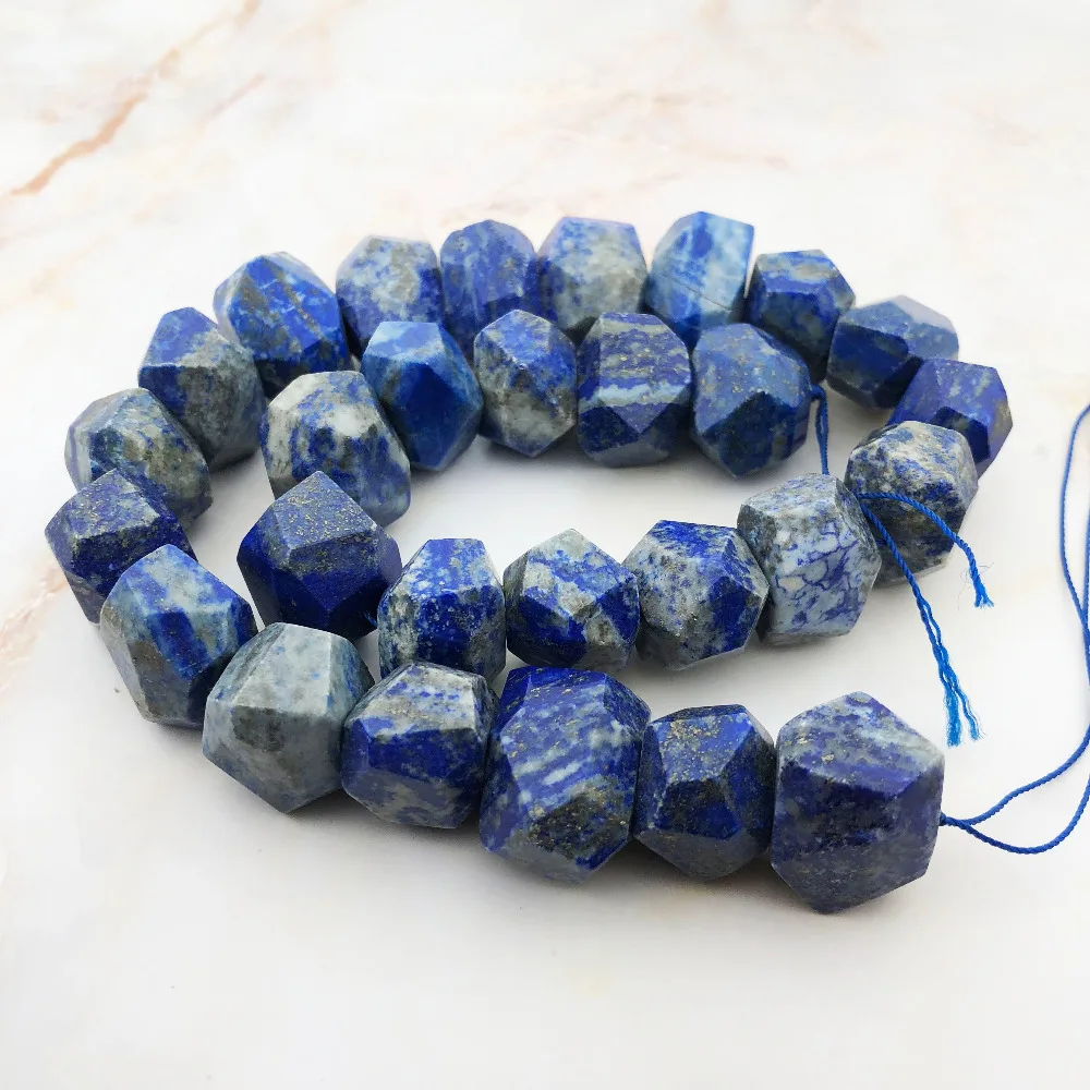 

Fashion Lazurite Faceted Beads,lapis lazuli Nugget Beads,Gem Stone Drilled Beads For DIY Jewelry