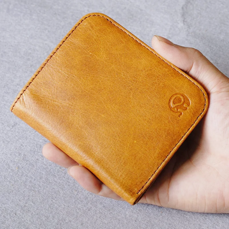 Многофункциональный мини-кошелек из натуральной кожи для мужчин и женщин