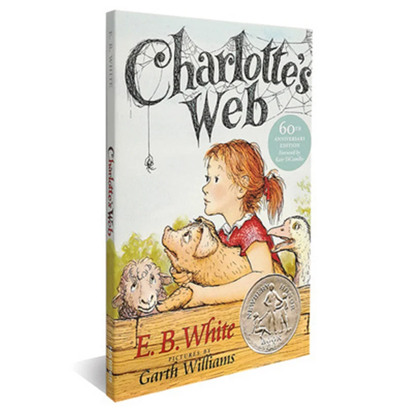 

English Reading Books for Kids Novel Charlotte's Net Book Kids Story Books Fiction Book Fairy Tale Learning Books for Kids