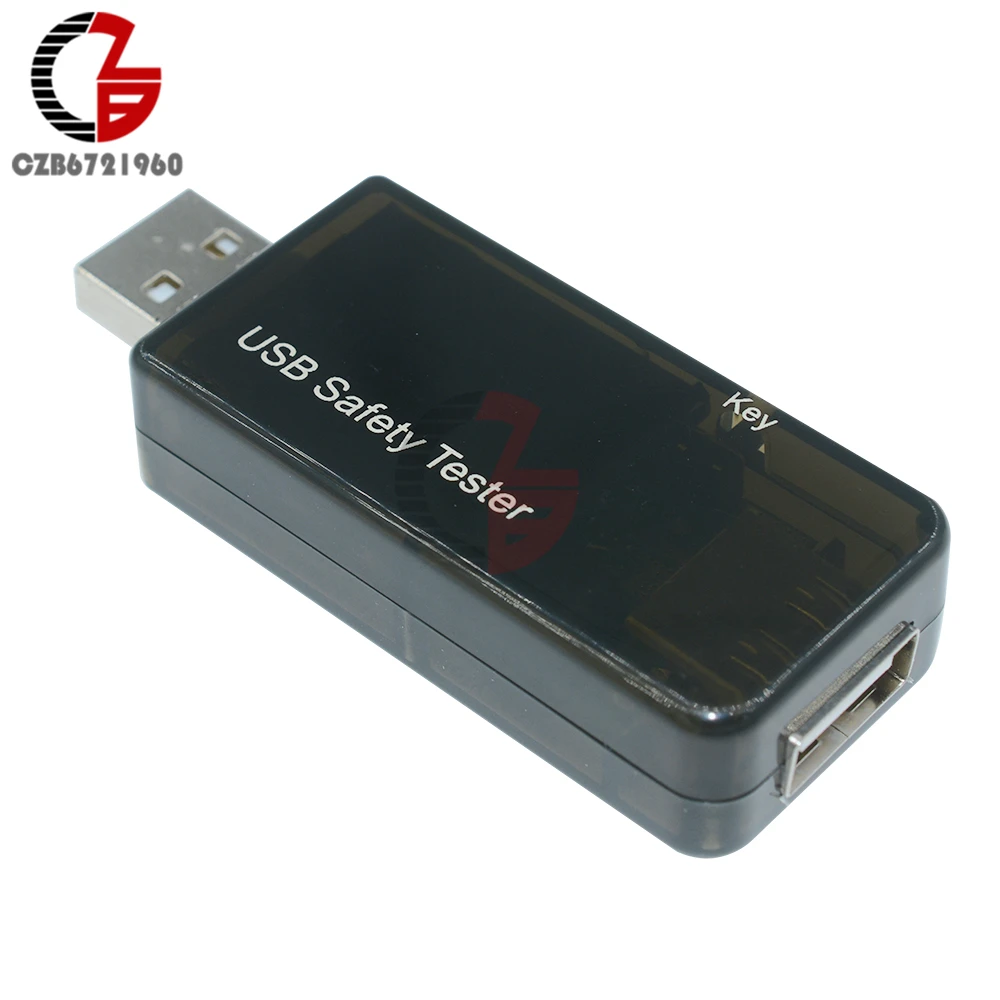 6-в-1 USB тестер безопасности Защита от отключения питания ЖК цифровой вольтметр