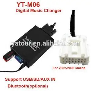 

Yatour цифровой музыкальный сменщик MP3 USB AUX адаптер для Mazda 3/5/6 / Miata MX5 MPV 2003-2008