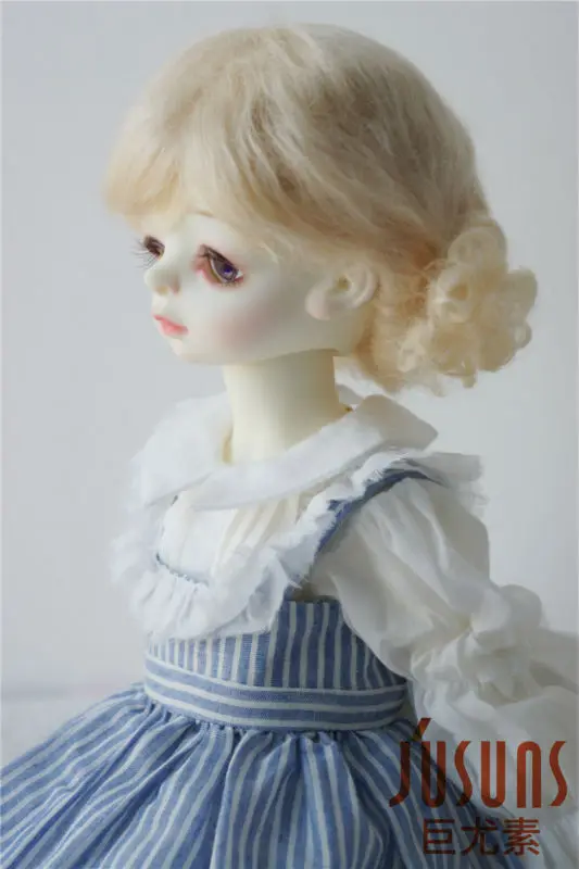JD294 1/3 23-25 см SD мохер BJD парики детский твинхвост парик мохера 9-10 дюймов кукла парики модные аксессуары куклы
