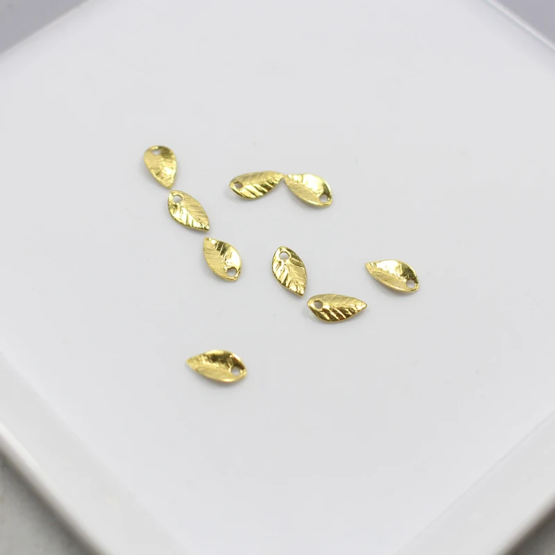 100 шт. латунные бусины для бижутерии 4 х7 мм|flower pieces|for making jewelryaccessories for jewelry |