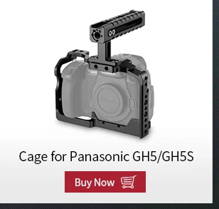 SmallRig GH5 L кронштейн пластина для Panasonic Lumix GH5/GH5S Arca-Swiss стандарт L Пластина Монтажная пластина-2179
