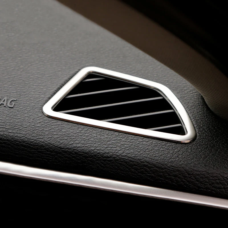 2x Серебряная стальная передняя Верхняя Крышка Кондиционера с вентиляционным