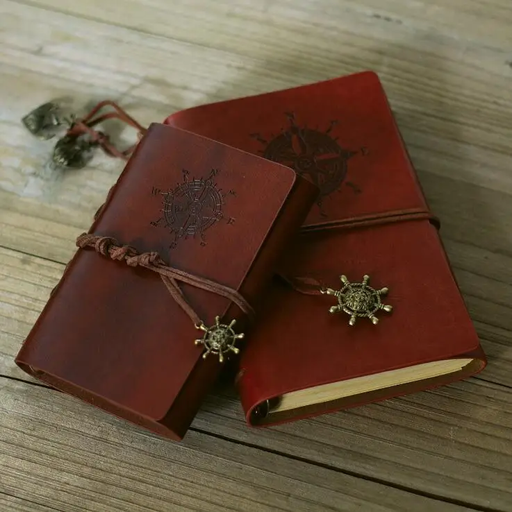 TATCAT Classic Retro Leather Blank Art Diary Notebook Vintage String Journal Sketchbook TPN004-1 | Канцтовары для офиса и дома