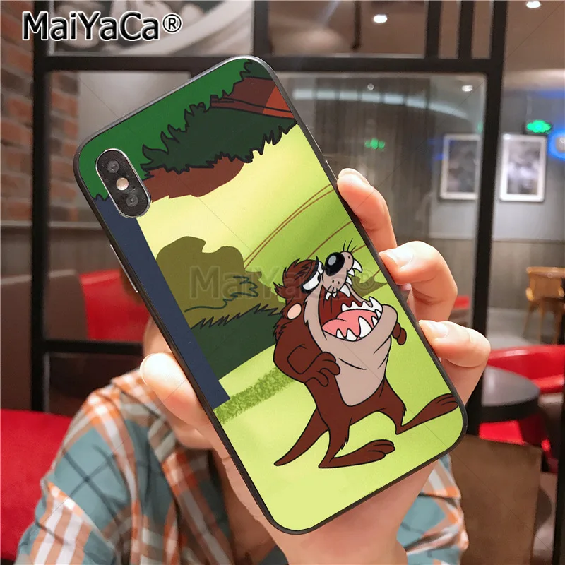 5 MaiYaCa Looney ttes Tasmanian Devil Taz чехол для телефона для iphone 11 Pro X 8 7 6 6S Plus 5 5S SE cass - Цвет: 5