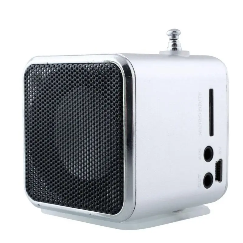 Портативный мини-динамик TD-V26 MP3 музыкальный плеер с ЖК-поддержкой fm-радио Micro TF SD Стерео Громкий динамик для ноутбуков мобильных телефонов