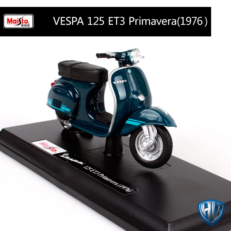 04276 Maisto 1:18 12 Скутеры Vespa мотоциклетные литые под давлением для женщин мотоциклетные мини мотоцикл модель подарок для коллекционирования 39540 - Цвет: 04276